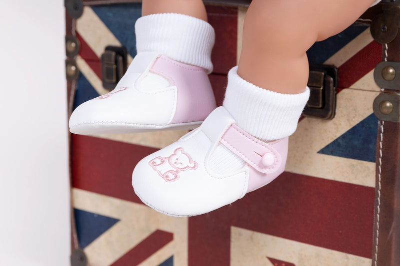 Baby T Bar Teddy Pram Shoe