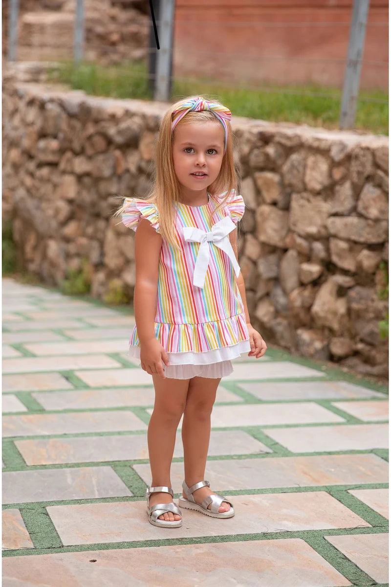 Rochy Multicoloured Stripes Baby Set