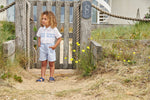 Caramelo Smocked Boat Short Set