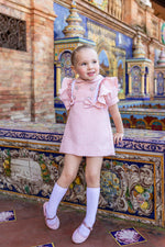 Naxos AW24 Girls Pink Tweed Dress