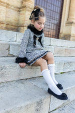 Naxos AW24 Girls Chanel Black Tweed Dress