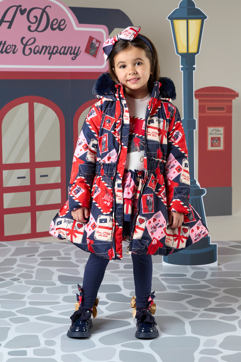 A Dee AW24 Envelope Print Coat
