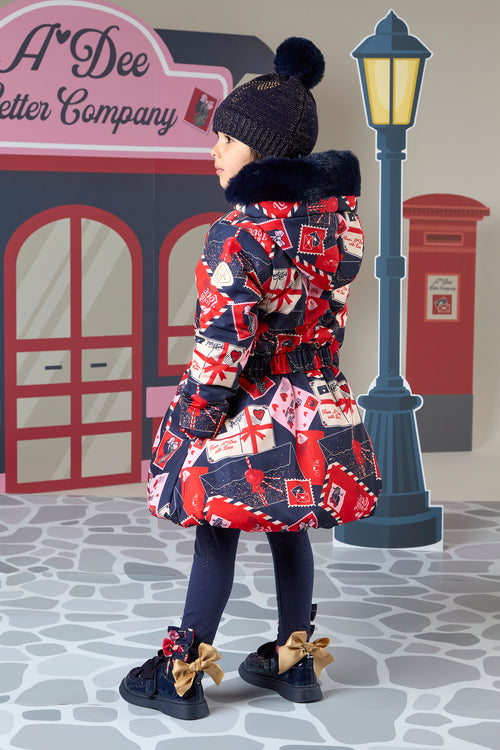 A Dee AW24 Envelope Print Coat