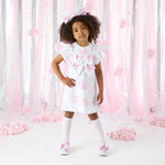 A Dee Sweat Dress With Large Bow Detail