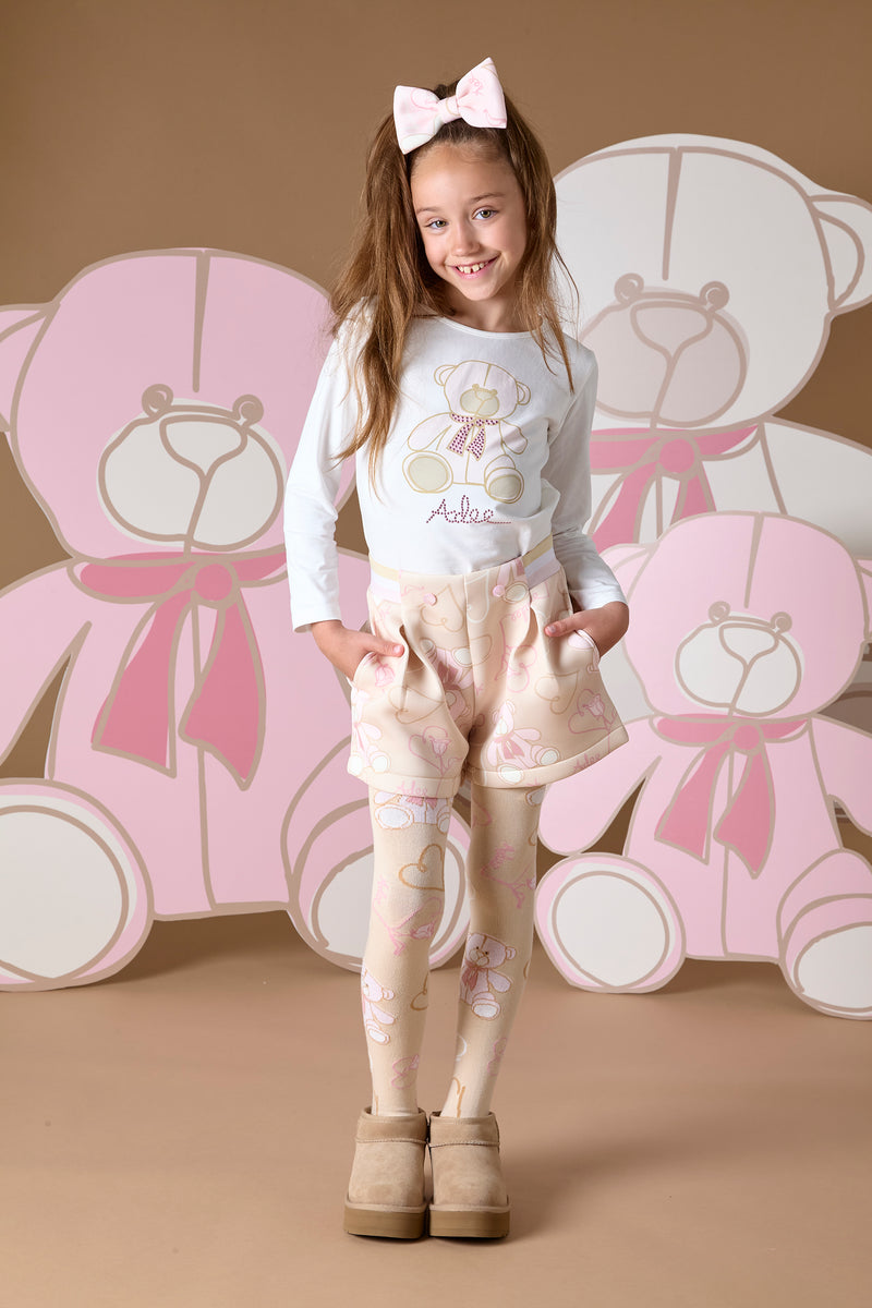 A Dee AW24 Teddy Long Sleeve Top & Short Set