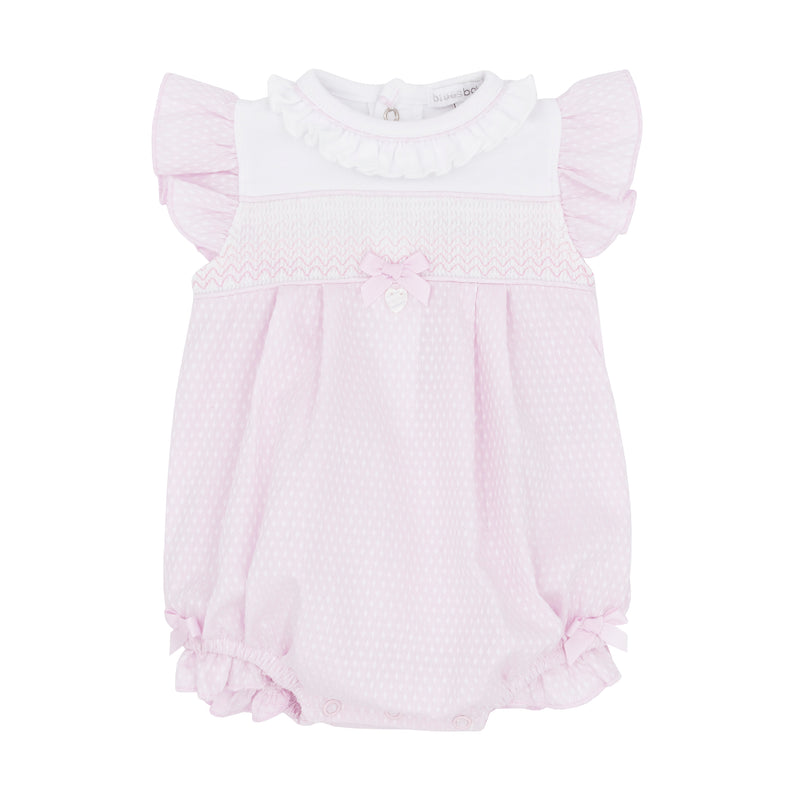 Blues Baby Smocked Romper