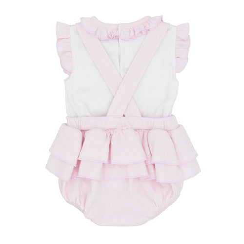 Blues Baby Bloomer Dungaree Set
