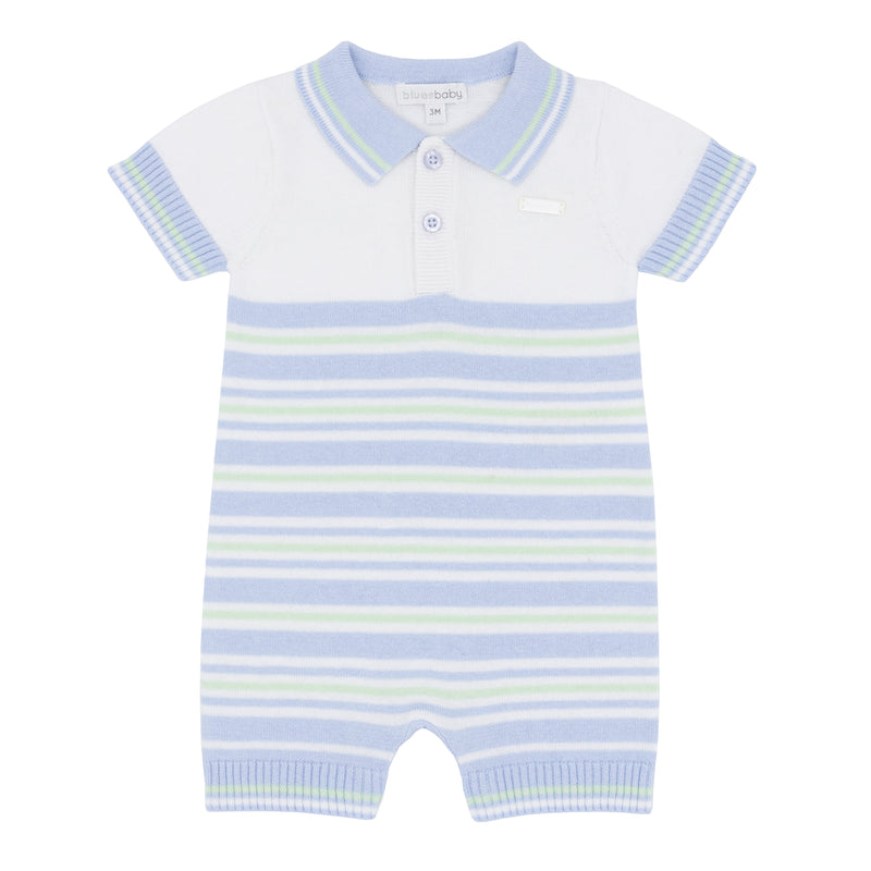 Blues Baby Knited Romper