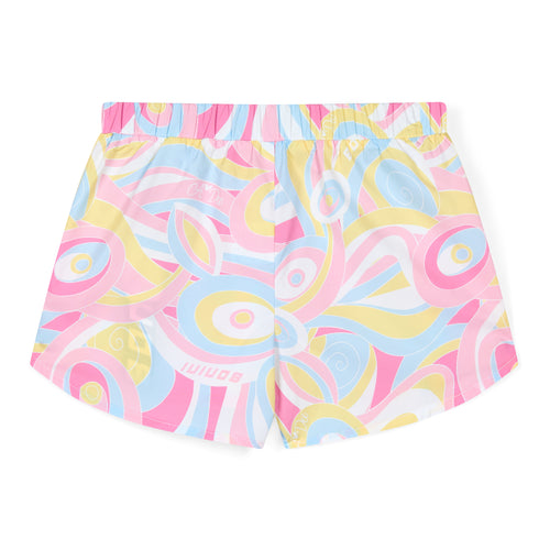 Bonini Sport Shorts With Tape Detail Lemon