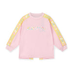 Bonini Logo Sweatshirt With Tape Detail Pink