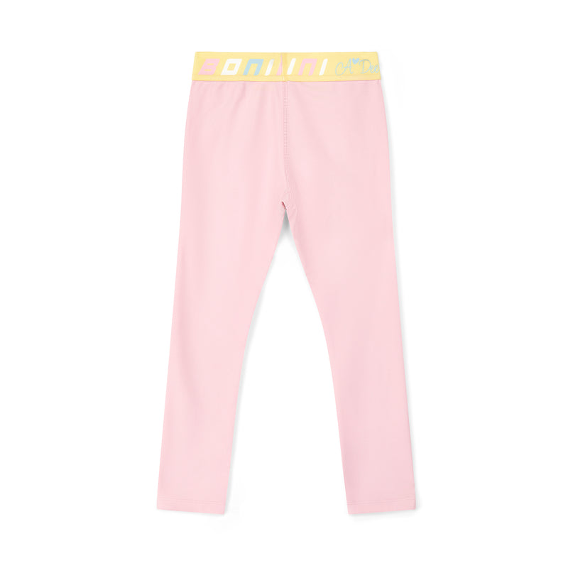 Bonini Logo Leggings Pink