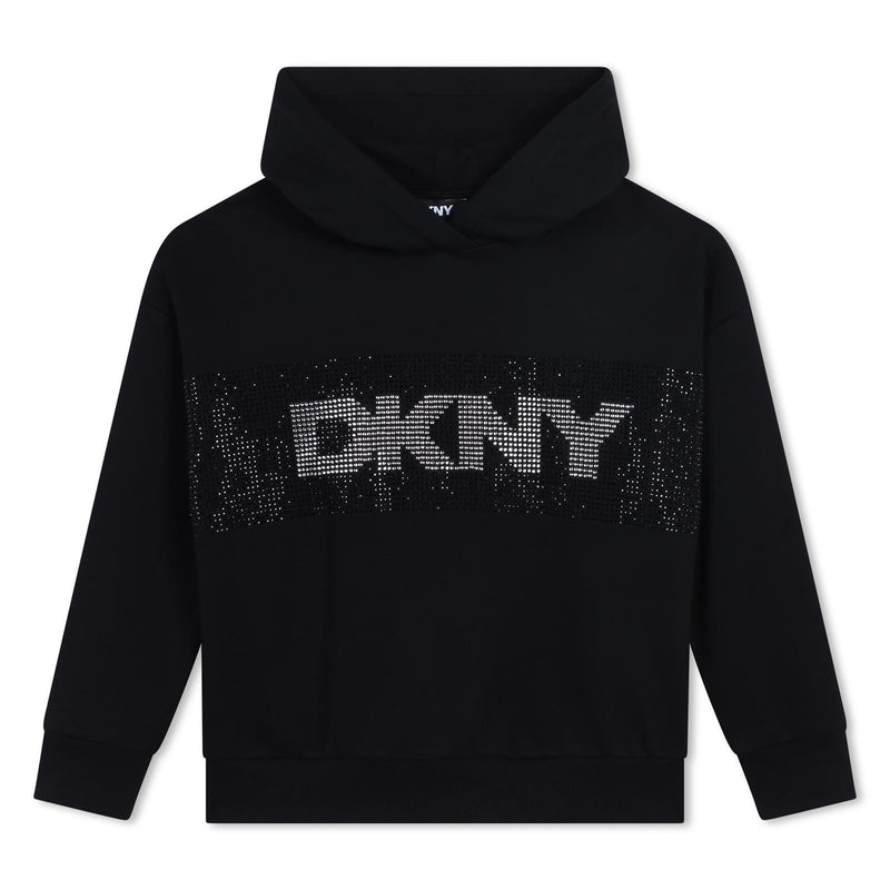 DKNY AW24 Diamonte Hooded Sweatshirt