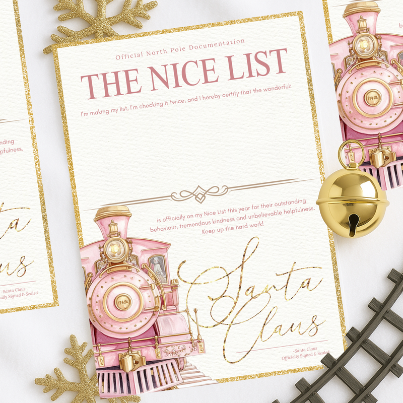 The Nice List Train Letter
