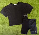 Calvin Klein Girls Cycling Short Set