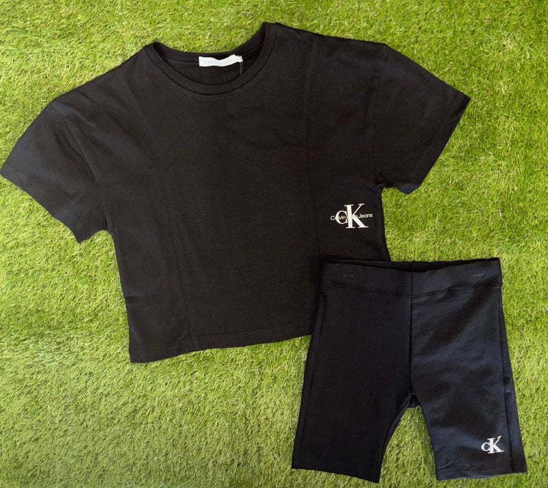 Calvin Klein Girls Cycling Short Set