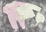 Leo King Baby Grow & Cardigan
