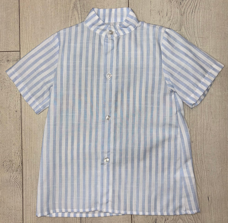 Lor Miral Blue Stripe Shirt 31603