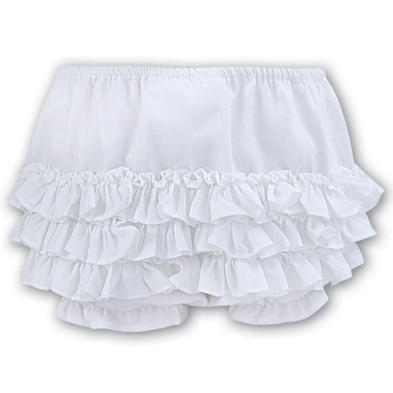 Sarah Louise Natural Frill Pant