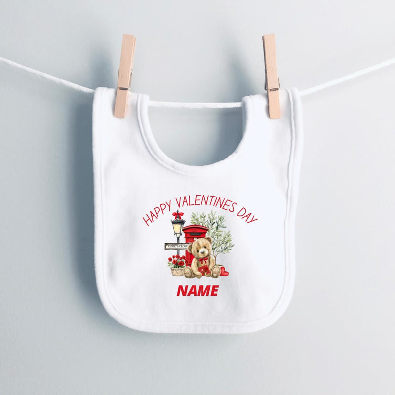 Cupids Lane Valentine Bib