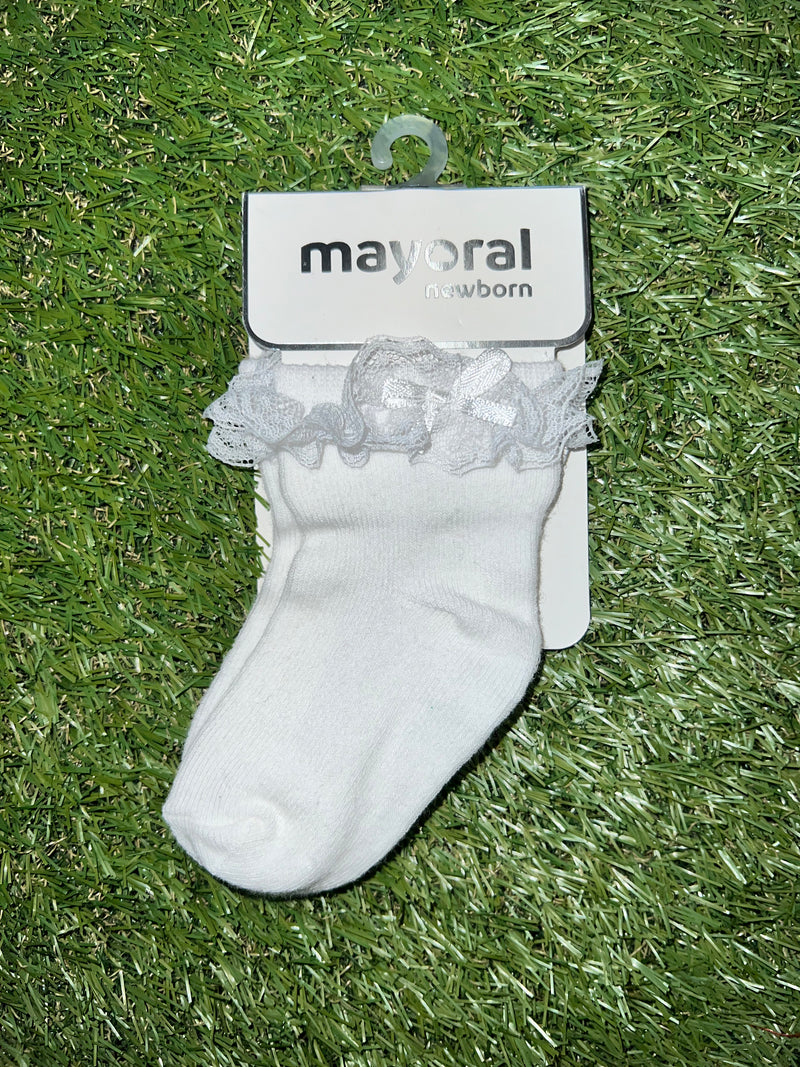 Mayoral White Sock