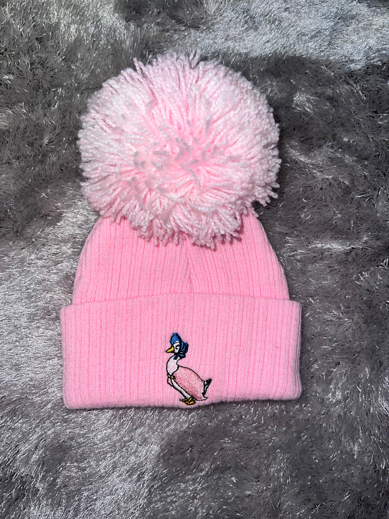 Jemima Pom Pom Hat Pink