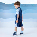 Mitch & Son Poly Stripe Polo Set
