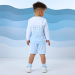 Mitch & Son Gingham Sweatshirt and Short Set