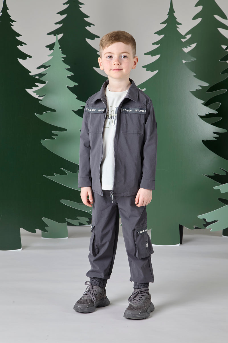 Mitch & Son AW24 Overshirt With Tape Detail