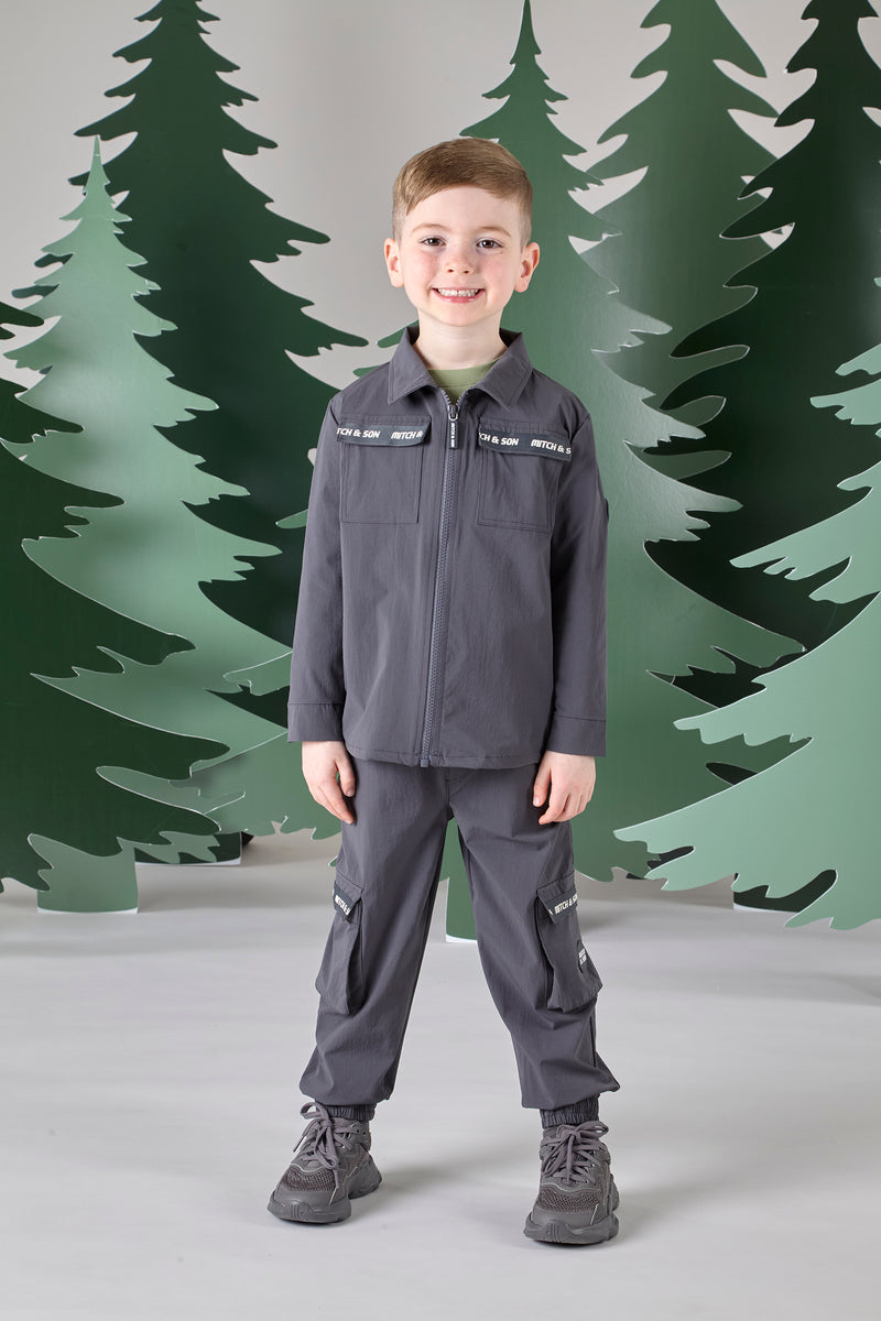 Mitch & Son AW24 Overshirt With Tape Detail