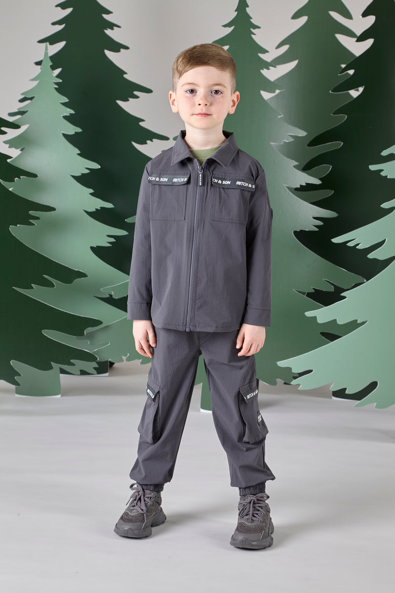 Mitch & Son AW24 Overshirt With Tape Detail