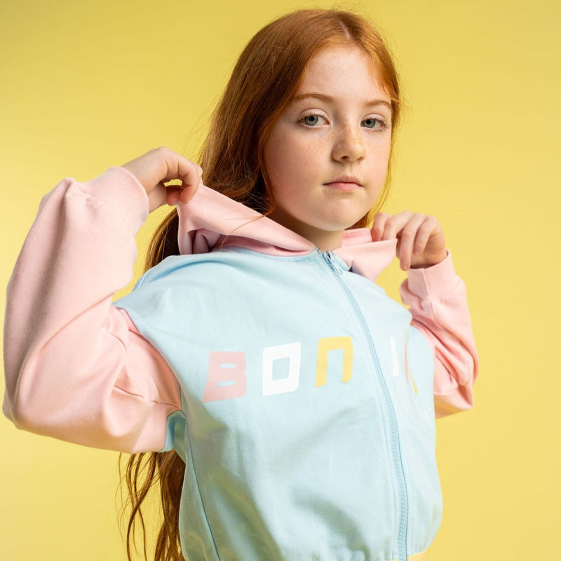 Bonini Colourblock Logo Zipper