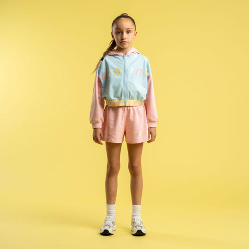 Bonini Sport Shorts With Tape Detail Pink