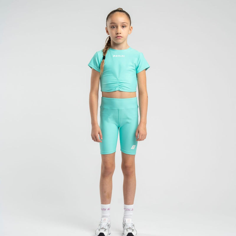 Bonini Short Sleeve Ruched T-Shirt Mint