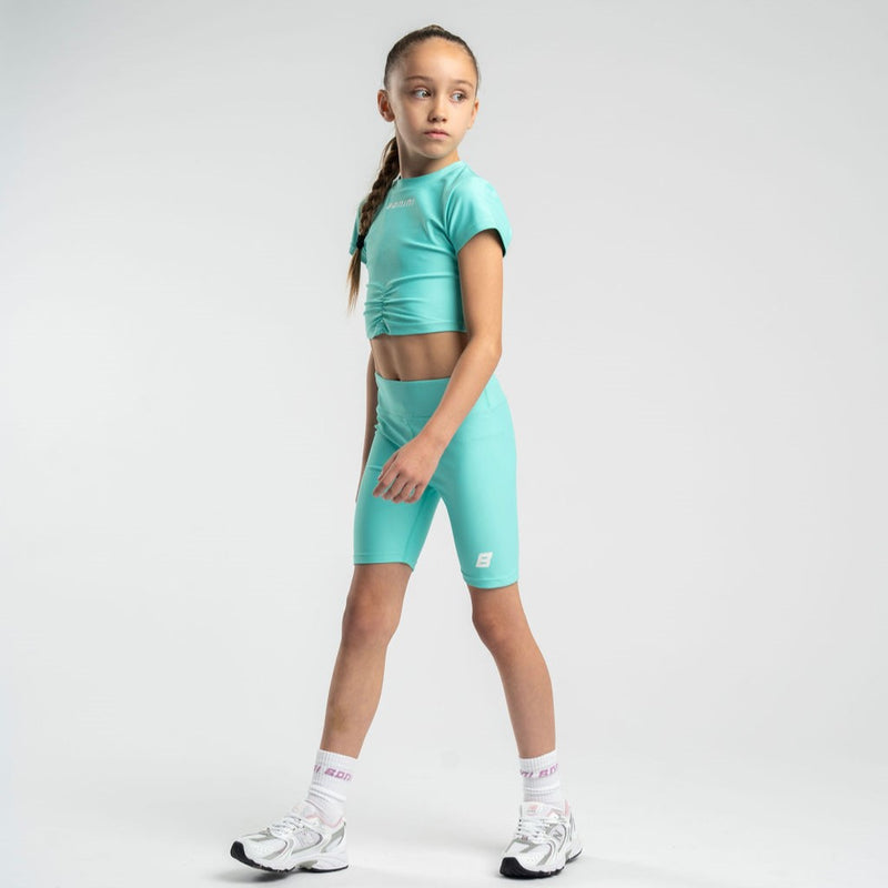Bonini Short Sleeve Ruched T-Shirt Mint