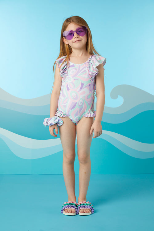 A Dee SS24 Pastel Print Swimsuit