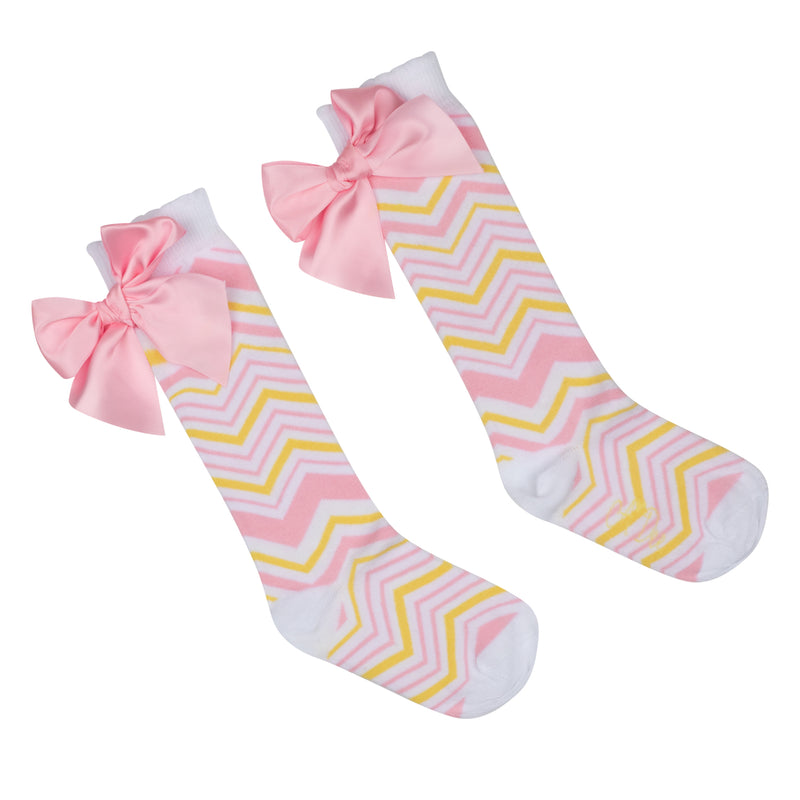 A Dee SS24 Chevron Knee High Sock