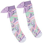 A Dee SS24 Pastel Print Knee High Socks