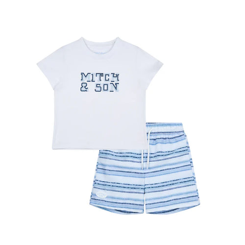 Mitch & Son Stripe Short Set