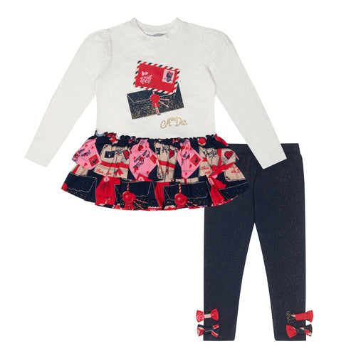 A Dee AW24 Envelope Print Legging Set