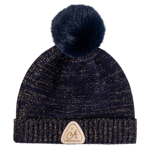 A Dee AW24 Knitted Pom Pom Hat