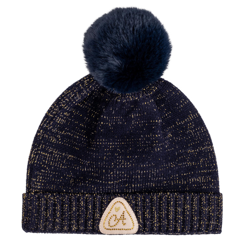 A Dee AW24 Knitted Pom Pom Hat