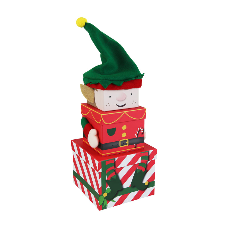 Personalised Elf Stacking Gift Box