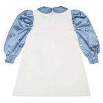 A Dee AW24 Satin Printed Sleeve Dress