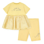 A Dee Seersucker Cycling Short Set