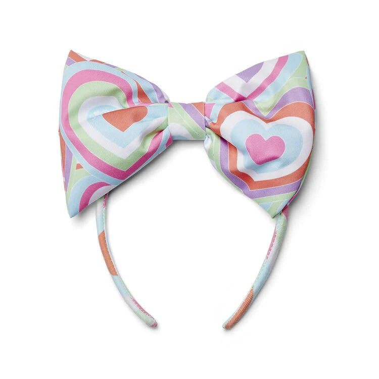 A Dee Heart Print Headband