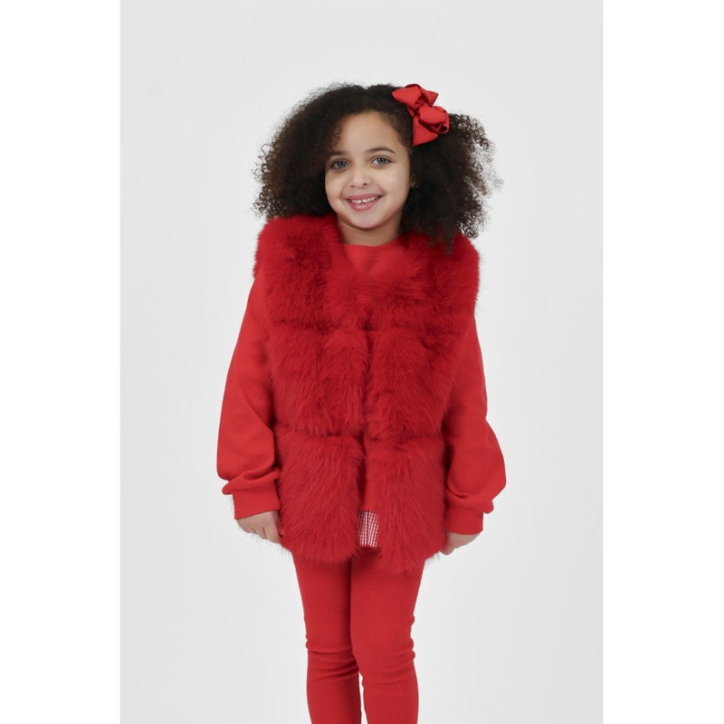 Harris Kids Alora Faux Fur Gilet