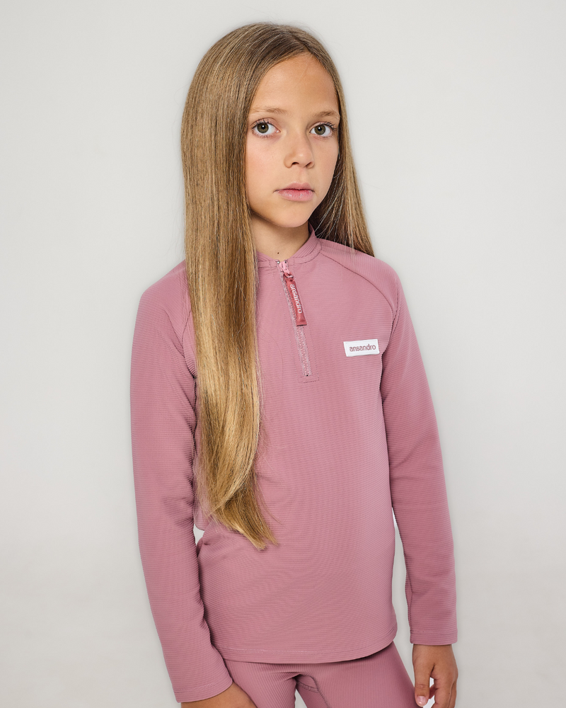 ansandro winter rose 1/4 zip 