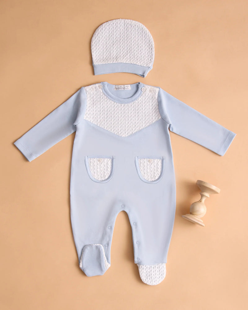 Leo King Baby Grow & Hat