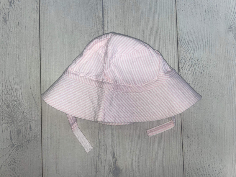Ruffle butts pink stripe hat