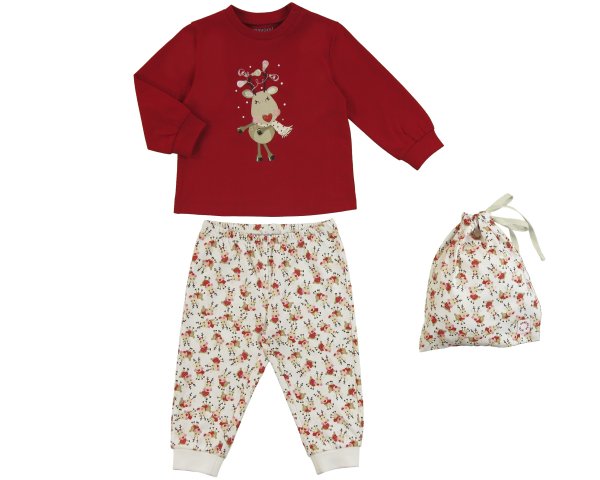 Mayoral Baby Girl Reindeer Christmas PJS